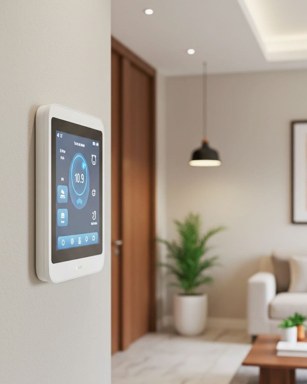 Smart Homes in India 2025 - Tech & Tradition in Harmony 4 Smart Thermostat in an Indian Home